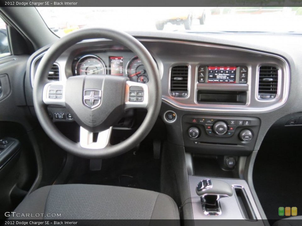 Black Interior Dashboard for the 2012 Dodge Charger SE #70088442