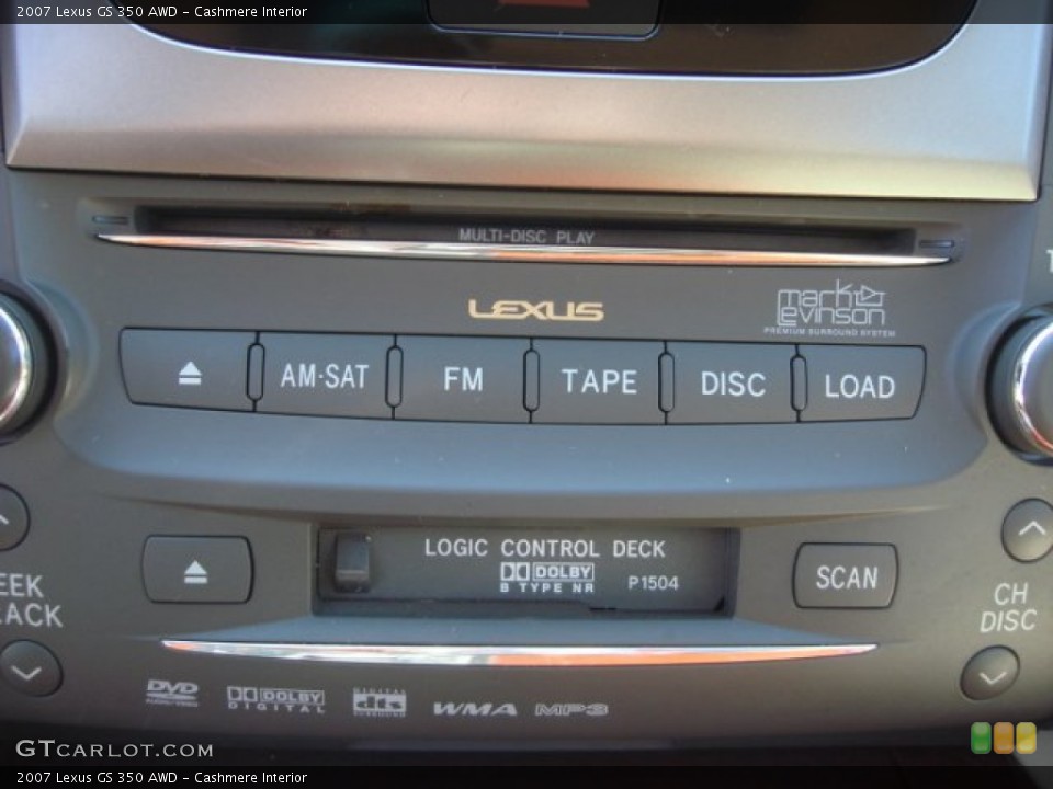 Cashmere Interior Controls for the 2007 Lexus GS 350 AWD #70088835