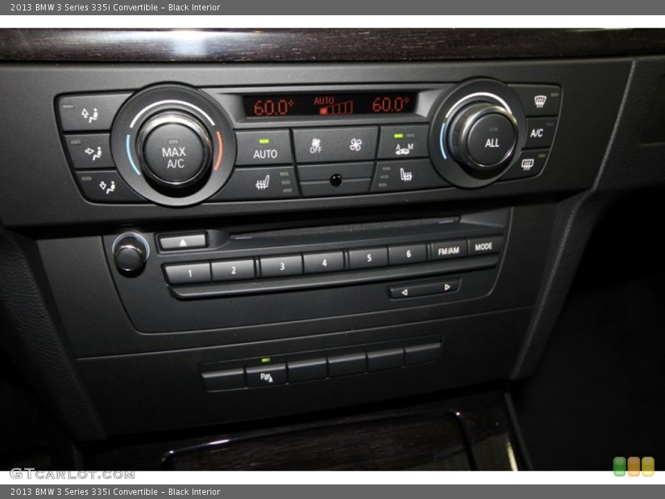 Black Interior Controls for the 2013 BMW 3 Series 335i Convertible #70089906