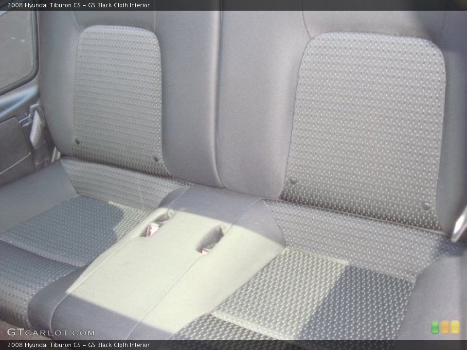 GS Black Cloth Interior Rear Seat for the 2008 Hyundai Tiburon GS #70090545