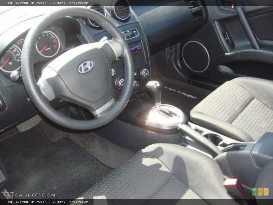 GS Black Cloth Interior Prime Interior for the 2008 Hyundai Tiburon GS #70090563