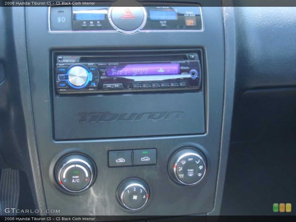 GS Black Cloth Interior Controls for the 2008 Hyundai Tiburon GS #70090587