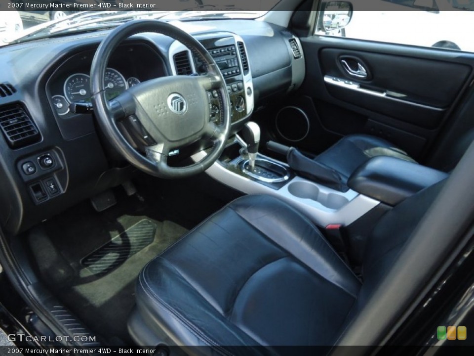 Black Interior Prime Interior for the 2007 Mercury Mariner Premier 4WD #70091124