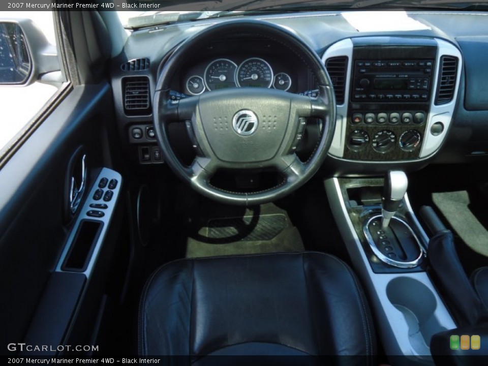 Black Interior Dashboard for the 2007 Mercury Mariner Premier 4WD #70091208