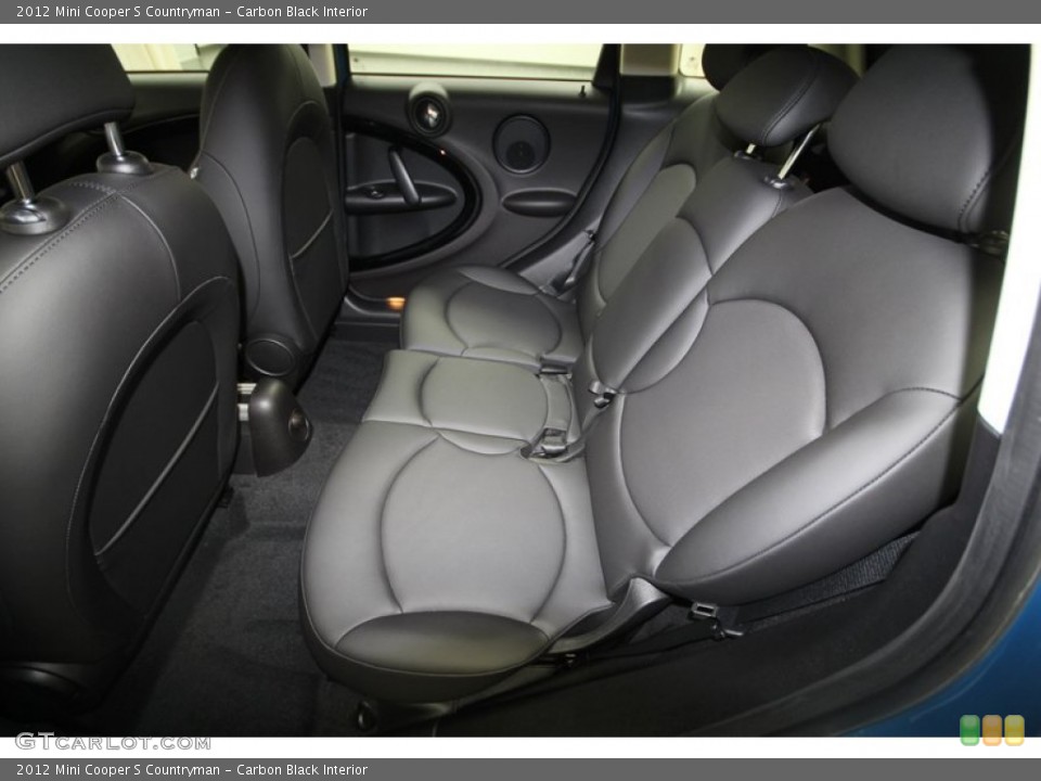 Carbon Black Interior Rear Seat for the 2012 Mini Cooper S Countryman #70091352