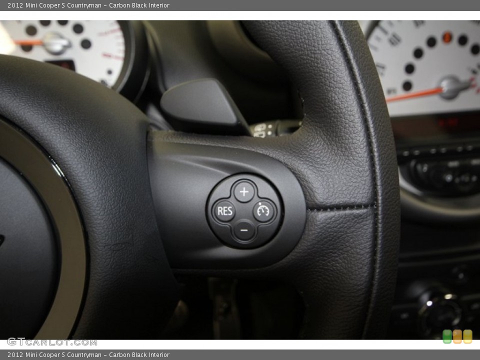 Carbon Black Interior Controls for the 2012 Mini Cooper S Countryman #70091427