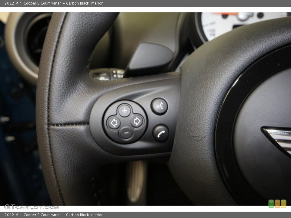Carbon Black Interior Controls for the 2012 Mini Cooper S Countryman #70091436