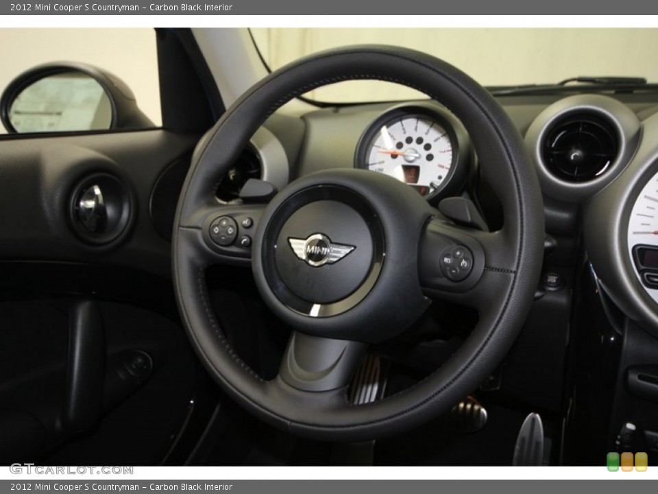 Carbon Black Interior Steering Wheel for the 2012 Mini Cooper S Countryman #70091463