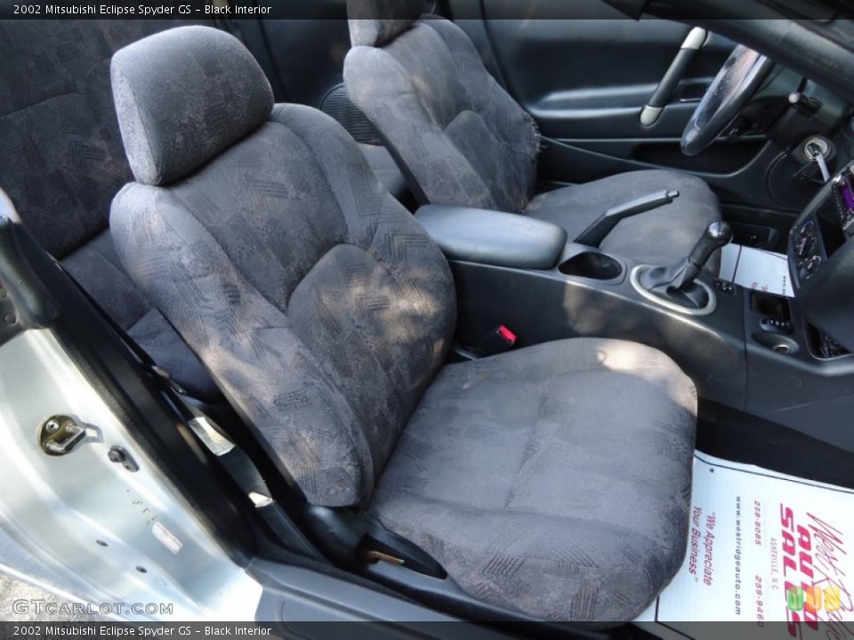 Black Interior Photo for the 2002 Mitsubishi Eclipse Spyder GS #70092216