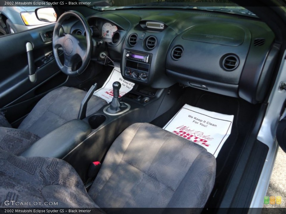 Black Interior Prime Interior for the 2002 Mitsubishi Eclipse Spyder GS #70092225
