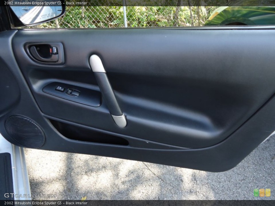Black Interior Door Panel for the 2002 Mitsubishi Eclipse Spyder GS #70092236