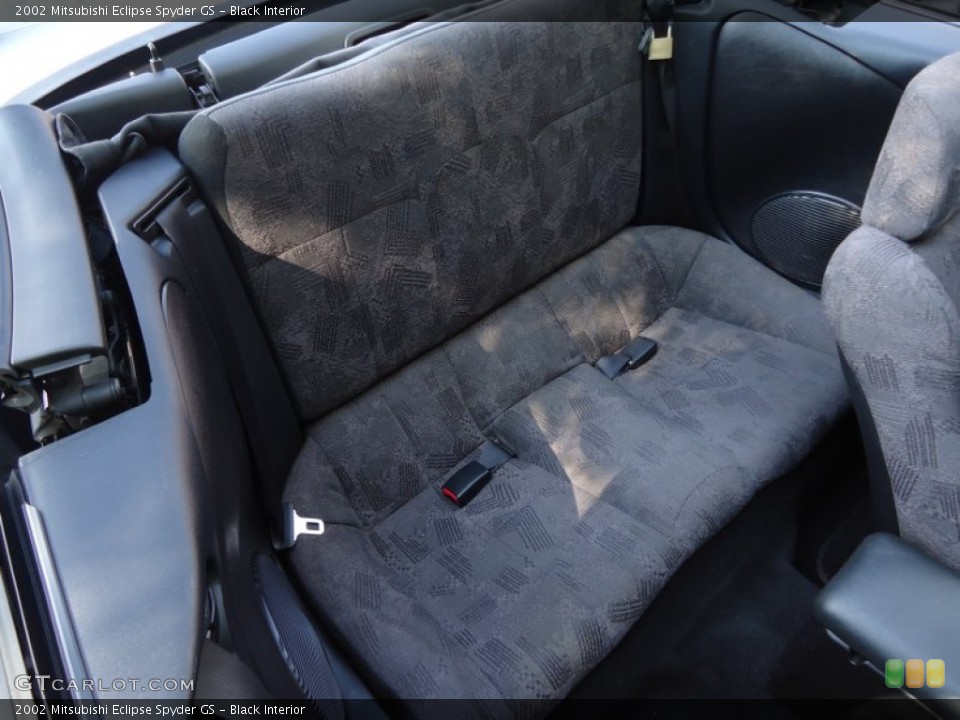 Black Interior Rear Seat for the 2002 Mitsubishi Eclipse Spyder GS #70092246