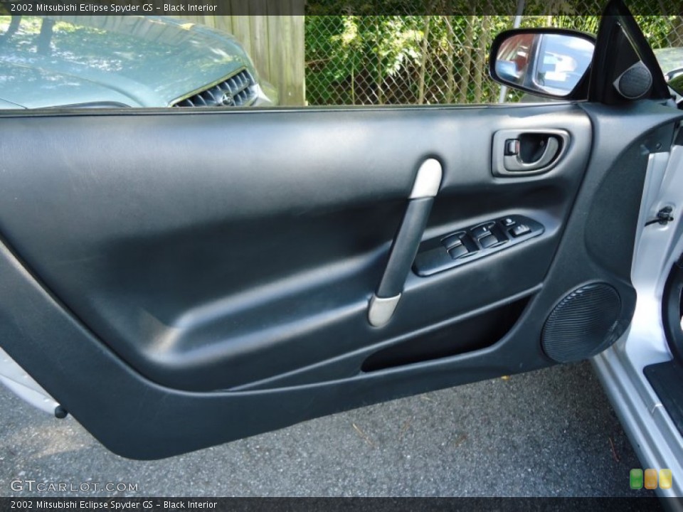 Black Interior Door Panel for the 2002 Mitsubishi Eclipse Spyder GS #70092300
