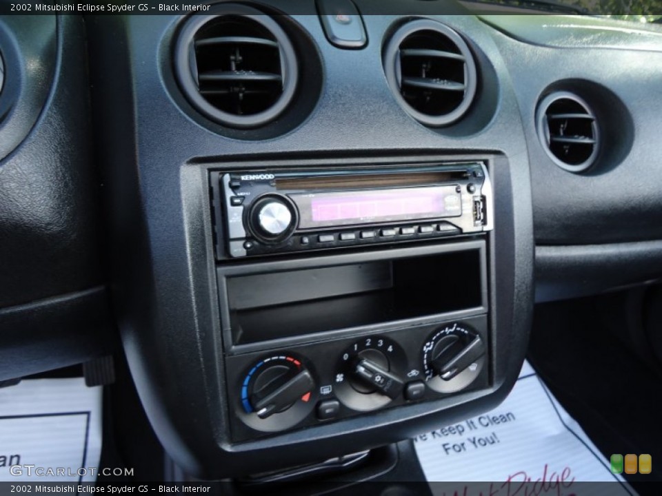 Black Interior Controls for the 2002 Mitsubishi Eclipse Spyder GS #70092330