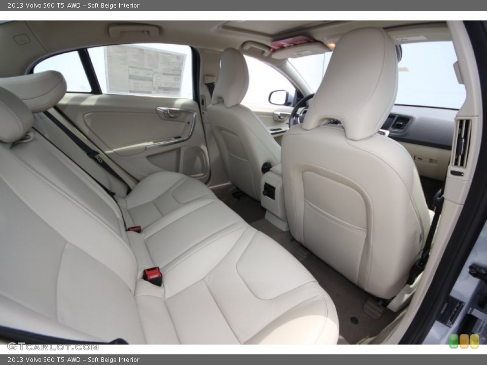 Soft Beige Interior Photo for the 2013 Volvo S60 T5 AWD #70093701