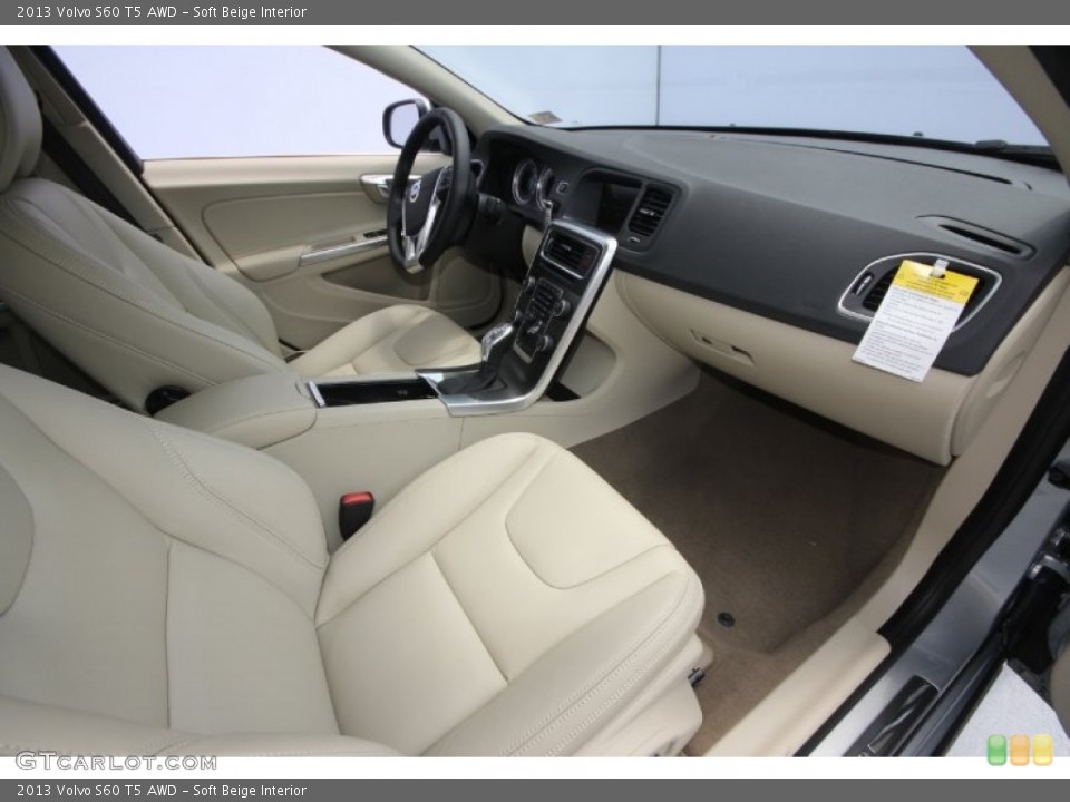 Soft Beige Interior Photo for the 2013 Volvo S60 T5 AWD #70093737