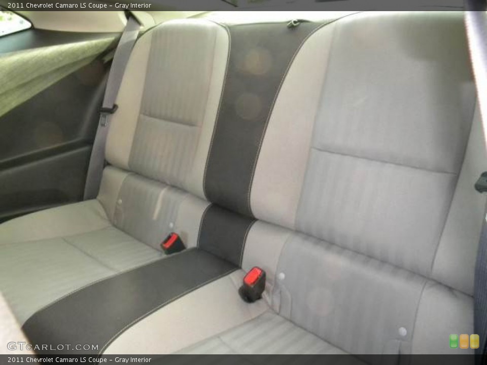 Gray Interior Rear Seat for the 2011 Chevrolet Camaro LS Coupe #70093872