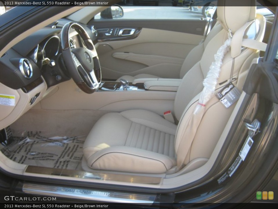 Beige/Brown Interior Front Seat for the 2013 Mercedes-Benz SL 550 Roadster #70094424