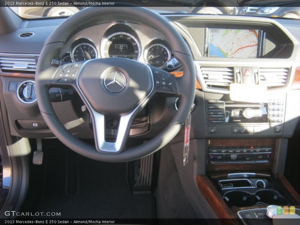 Almond/Mocha Interior Steering Wheel for the 2013 Mercedes-Benz E 350 Sedan #70095411