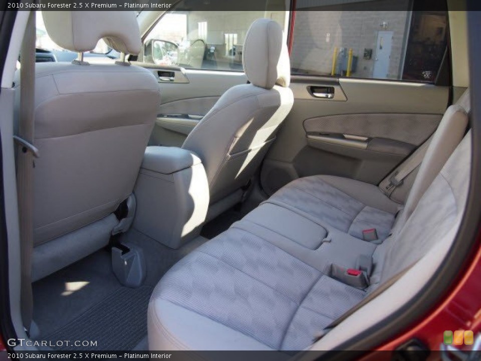 Platinum Interior Rear Seat for the 2010 Subaru Forester 2.5 X Premium #70095438
