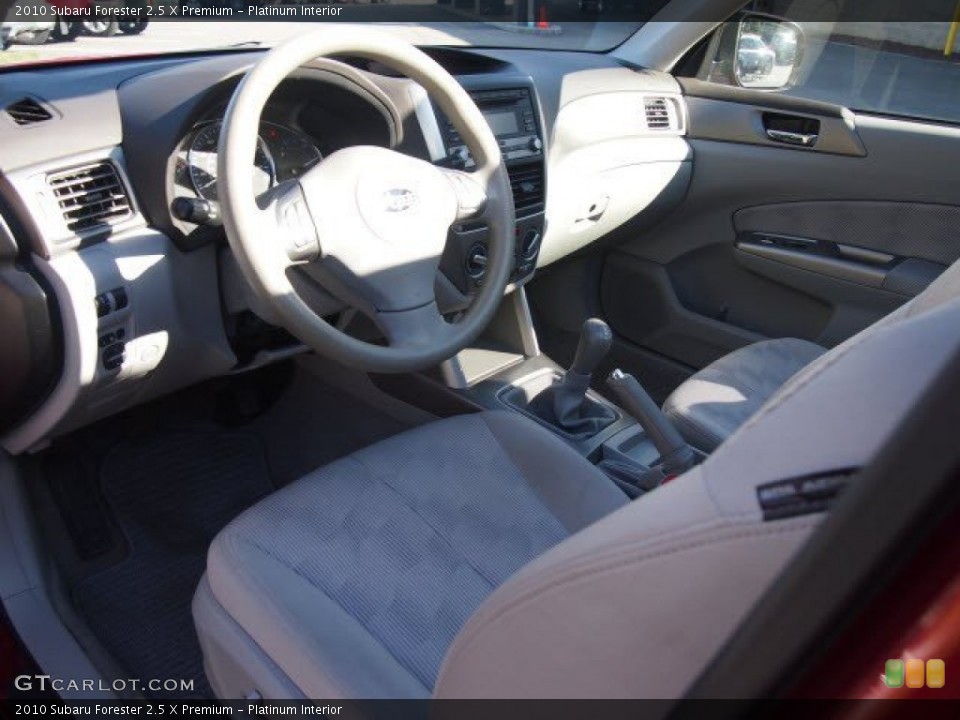 Platinum Interior Prime Interior for the 2010 Subaru Forester 2.5 X Premium #70095447