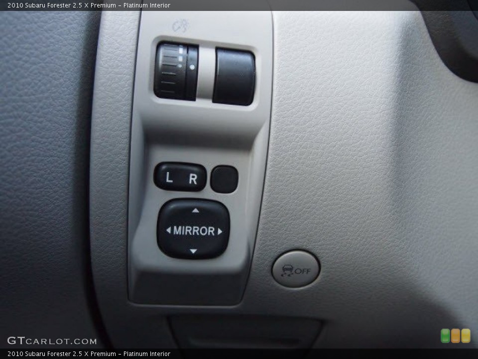 Platinum Interior Controls for the 2010 Subaru Forester 2.5 X Premium #70095525