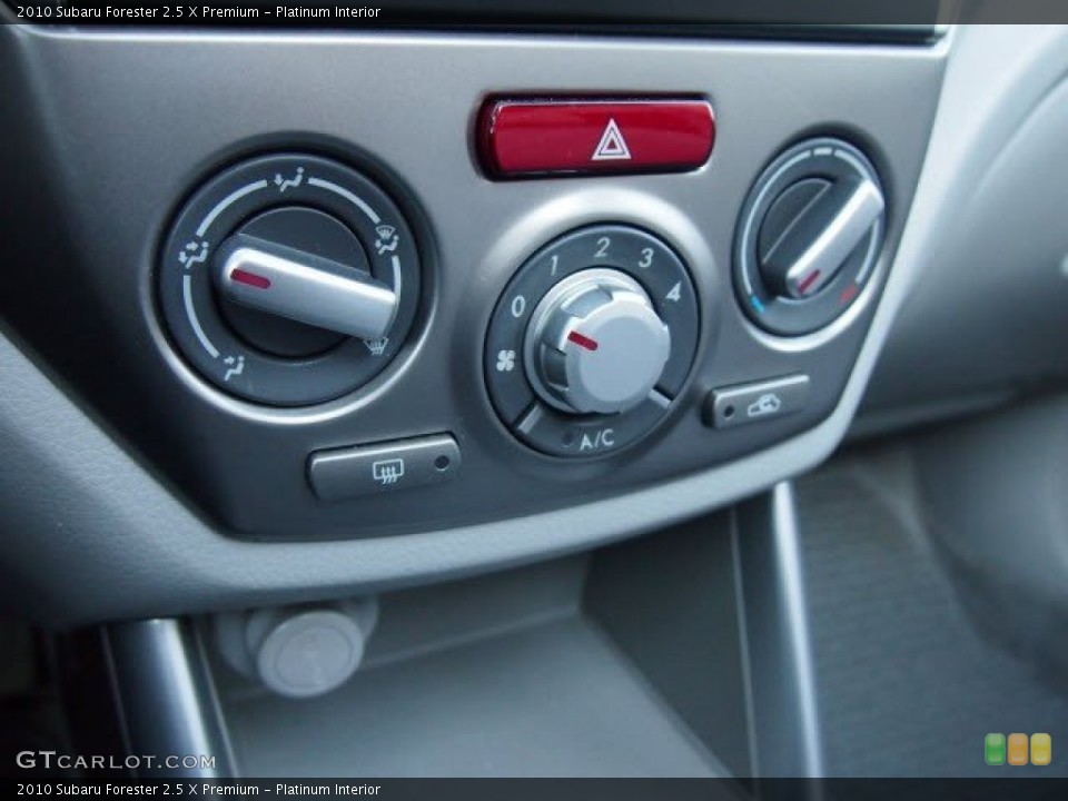 Platinum Interior Controls for the 2010 Subaru Forester 2.5 X Premium #70095546
