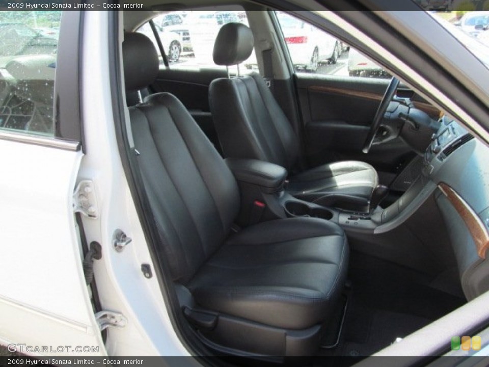 Cocoa Interior Front Seat for the 2009 Hyundai Sonata Limited #70097559