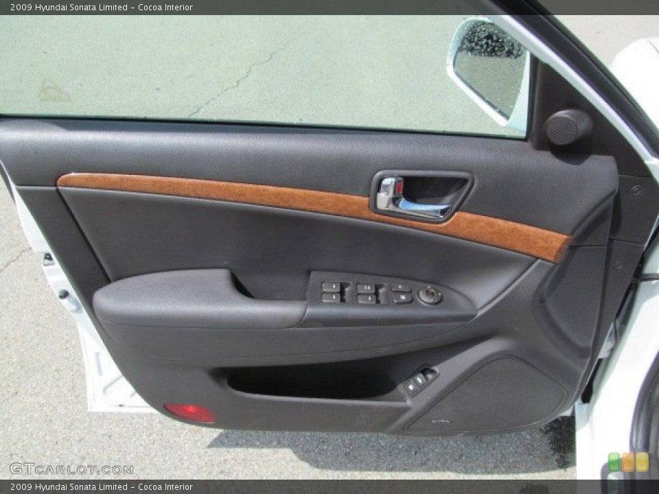 Cocoa Interior Door Panel for the 2009 Hyundai Sonata Limited #70097565