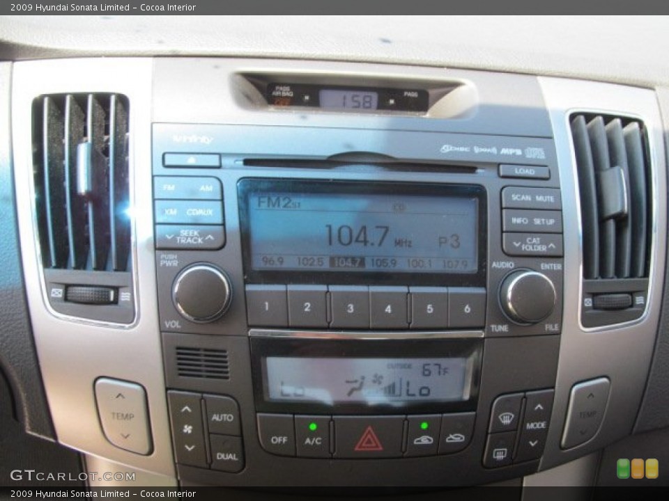 Cocoa Interior Audio System for the 2009 Hyundai Sonata Limited #70097601