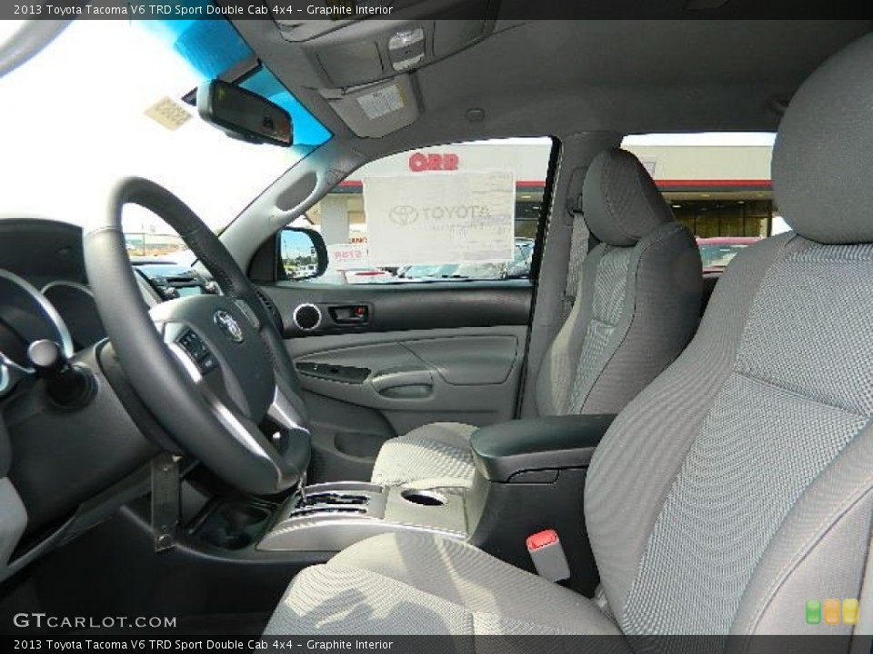 Graphite Interior Photo for the 2013 Toyota Tacoma V6 TRD Sport Double Cab 4x4 #70097616