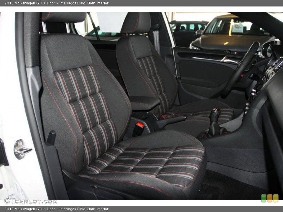 Interlagos Plaid Cloth Interior Front Seat for the 2013 Volkswagen GTI 4 Door #70098420