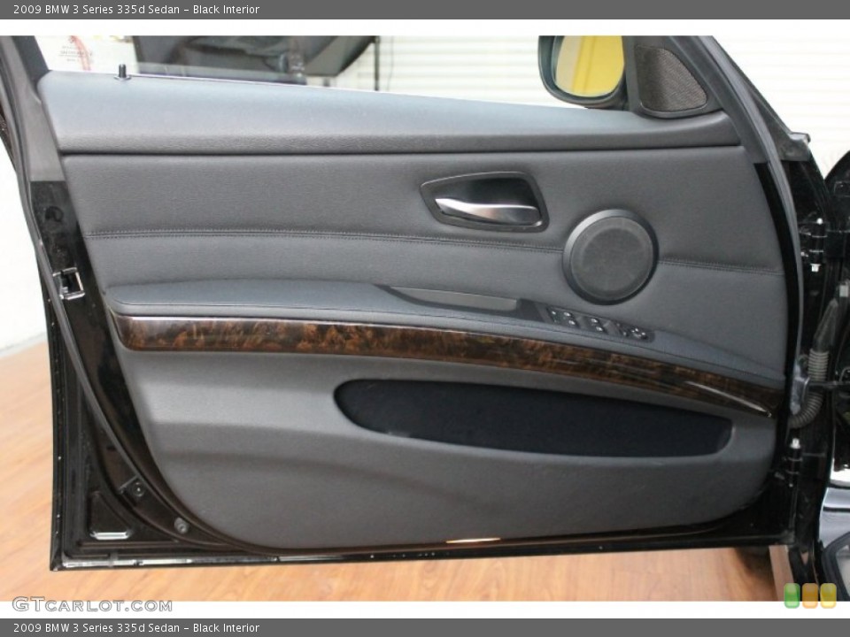 Black Interior Door Panel for the 2009 BMW 3 Series 335d Sedan #70099305