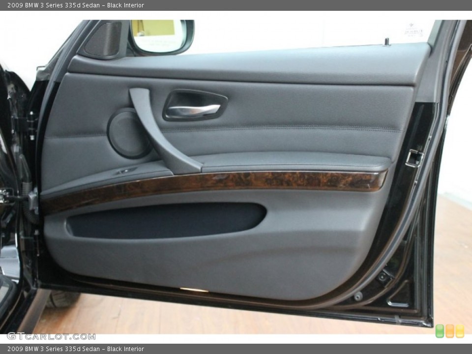 Black Interior Door Panel for the 2009 BMW 3 Series 335d Sedan #70099311