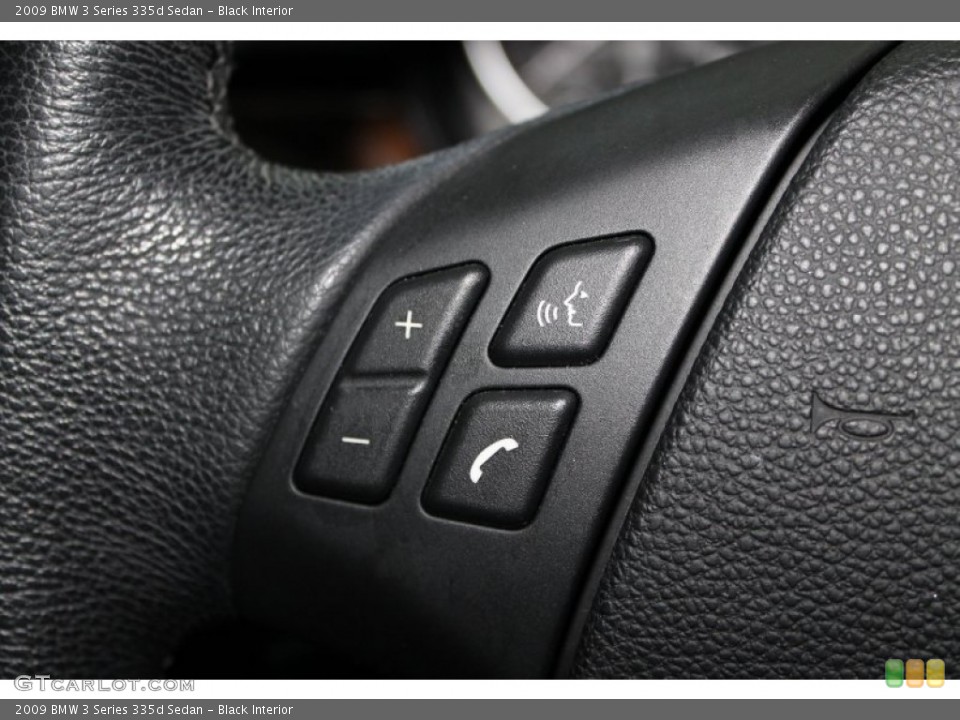 Black Interior Controls for the 2009 BMW 3 Series 335d Sedan #70099347