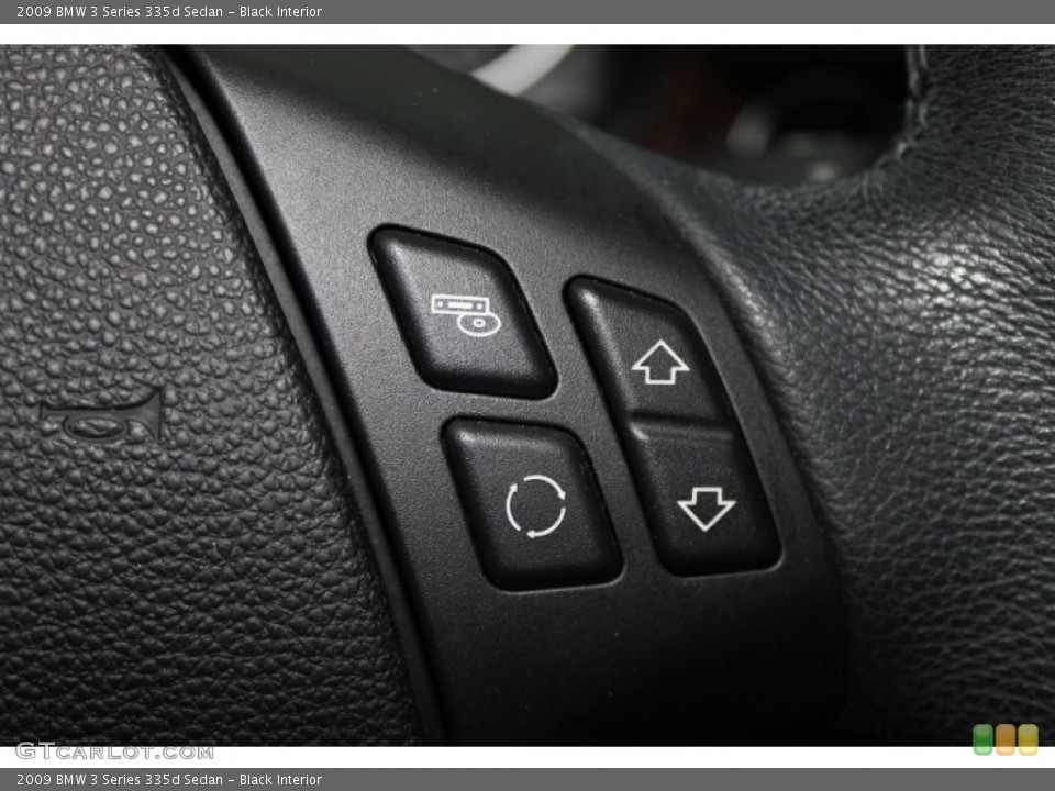Black Interior Controls for the 2009 BMW 3 Series 335d Sedan #70099353