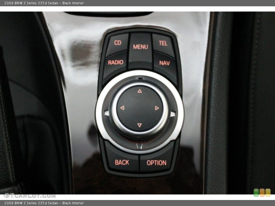 Black Interior Controls for the 2009 BMW 3 Series 335d Sedan #70099398