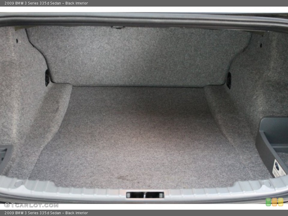 Black Interior Trunk for the 2009 BMW 3 Series 335d Sedan #70099425