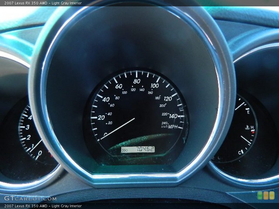Light Gray Interior Gauges for the 2007 Lexus RX 350 AWD #70099749
