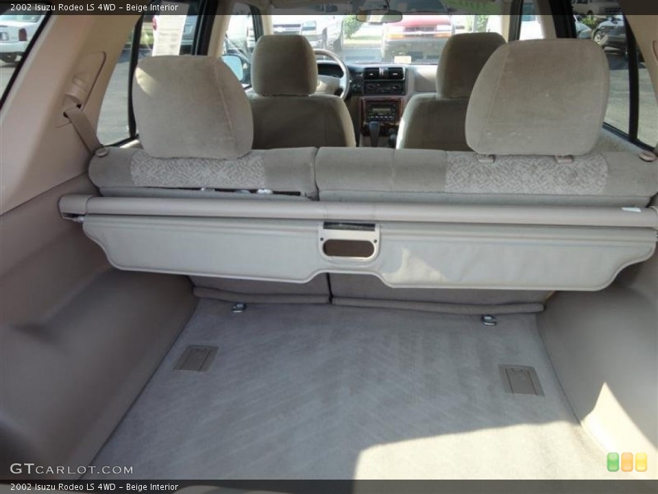 Beige Interior Trunk for the 2002 Isuzu Rodeo LS 4WD #70101463