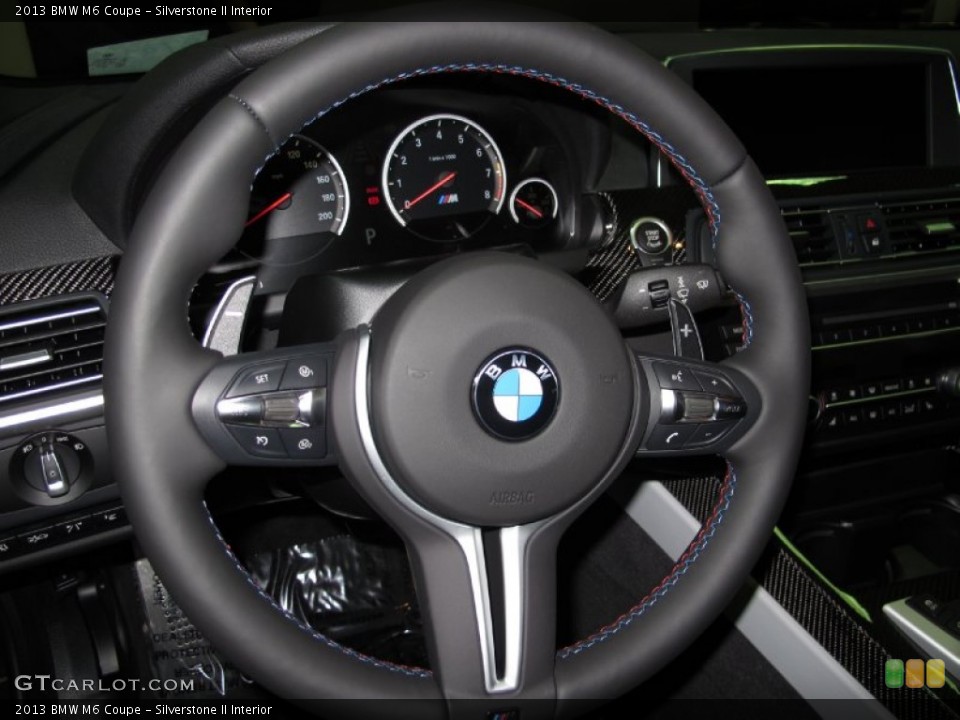 Silverstone II Interior Steering Wheel for the 2013 BMW M6 Coupe #70102098