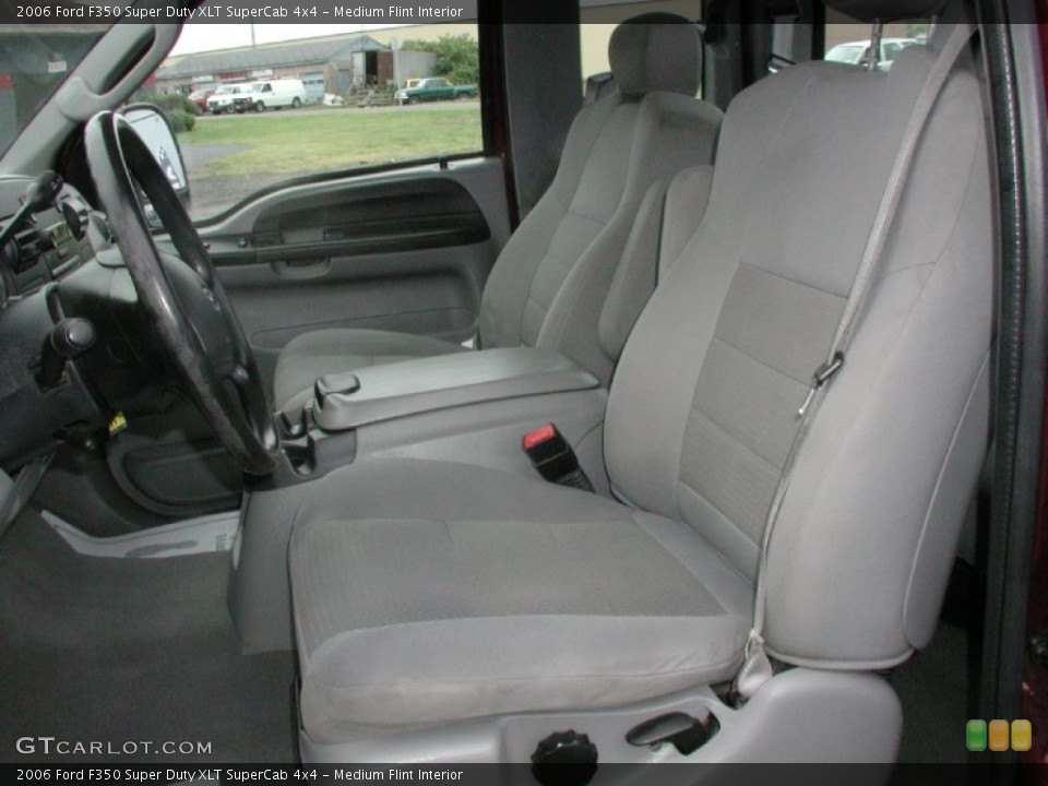 Medium Flint Interior Front Seat for the 2006 Ford F350 Super Duty XLT SuperCab 4x4 #70102335