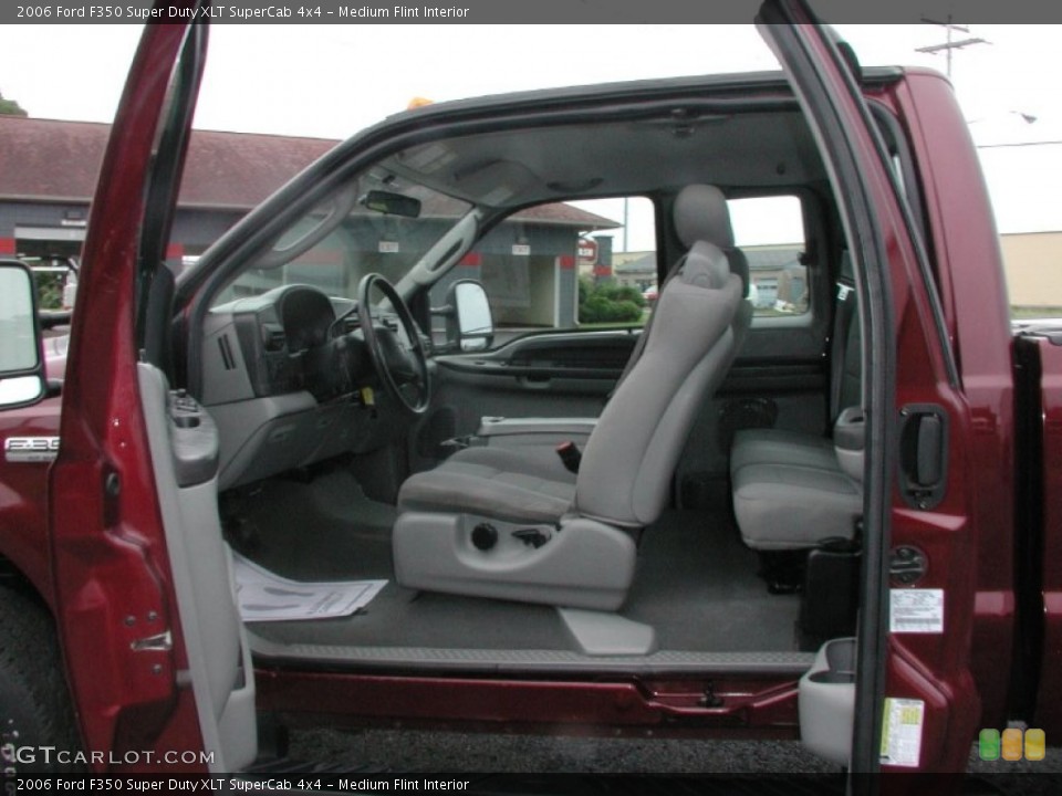 Medium Flint Interior Front Seat for the 2006 Ford F350 Super Duty XLT SuperCab 4x4 #70102358