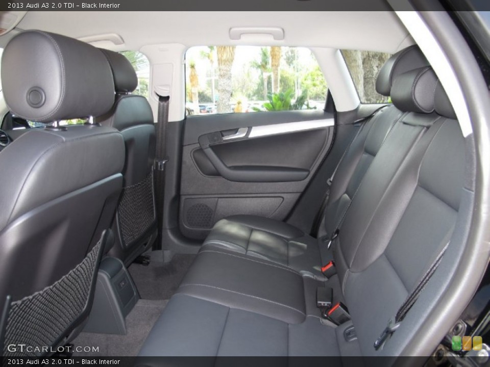Black Interior Rear Seat for the 2013 Audi A3 2.0 TDI #70102394