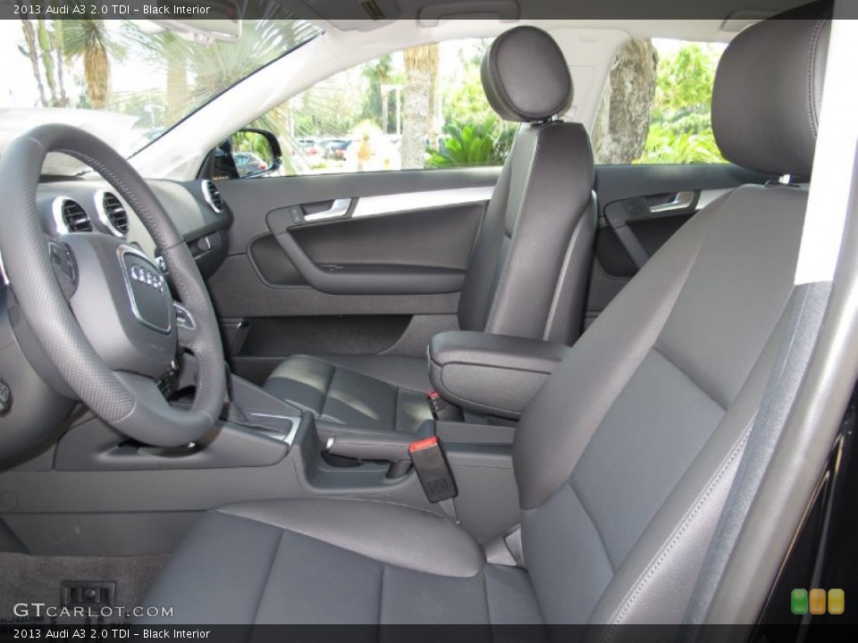 Black Interior Front Seat for the 2013 Audi A3 2.0 TDI #70102403