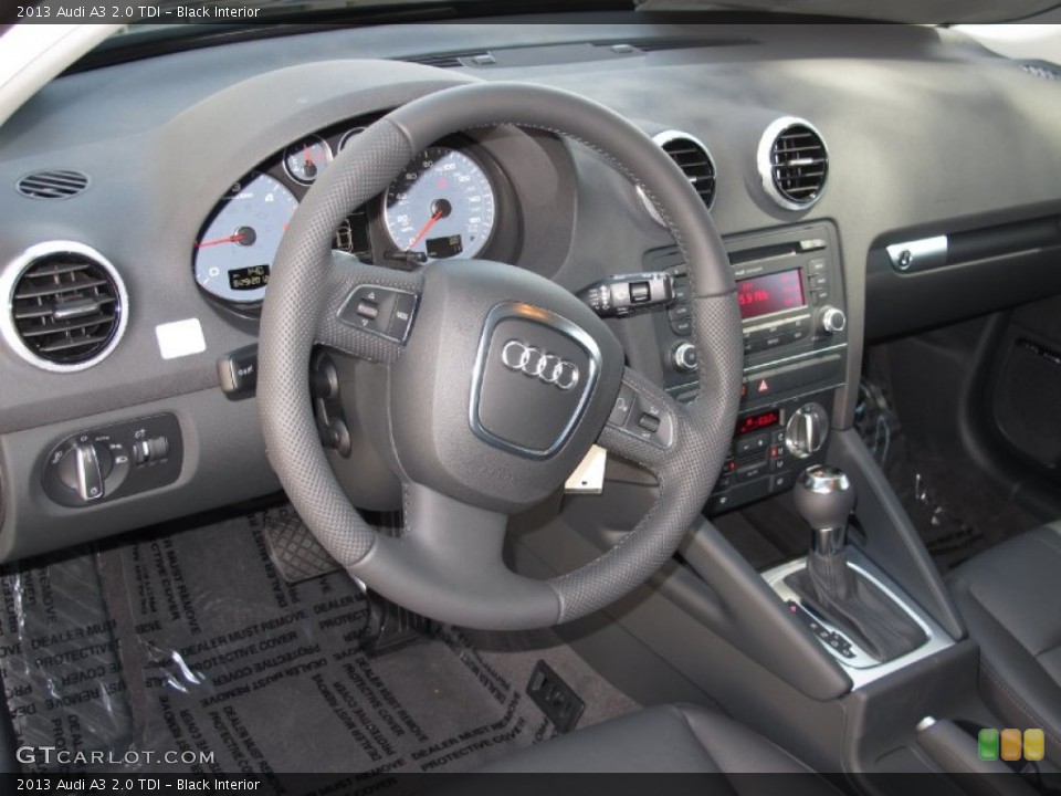 Black Interior Dashboard for the 2013 Audi A3 2.0 TDI #70102419