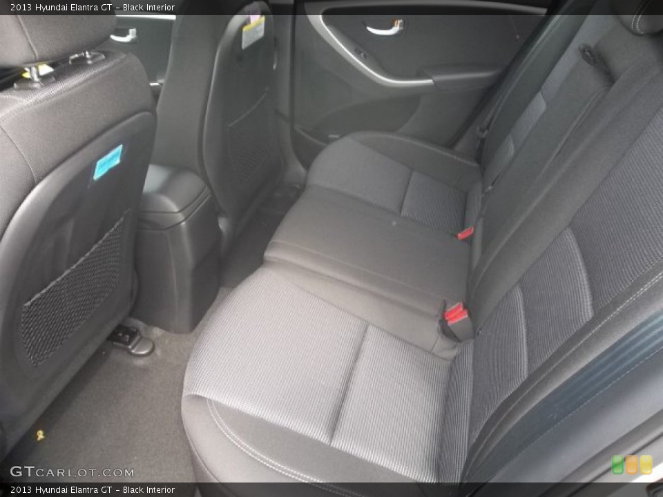 Black Interior Rear Seat for the 2013 Hyundai Elantra GT #70103001