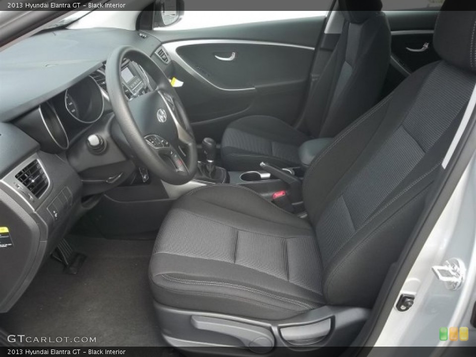 Black Interior Front Seat for the 2013 Hyundai Elantra GT #70103019