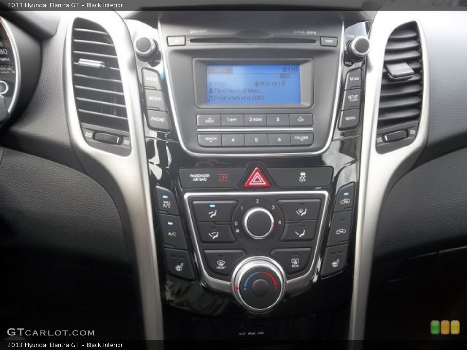 Black Interior Controls for the 2013 Hyundai Elantra GT #70103028