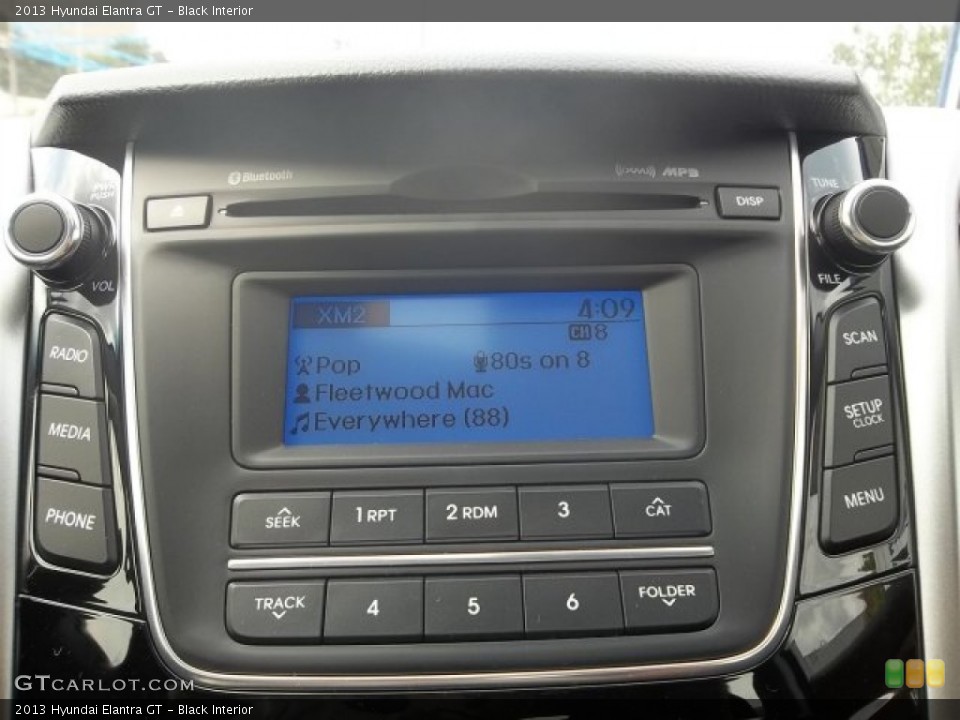 Black Interior Controls for the 2013 Hyundai Elantra GT #70103040